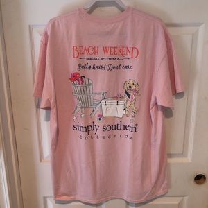 NWT Beach Simply Southern Tee